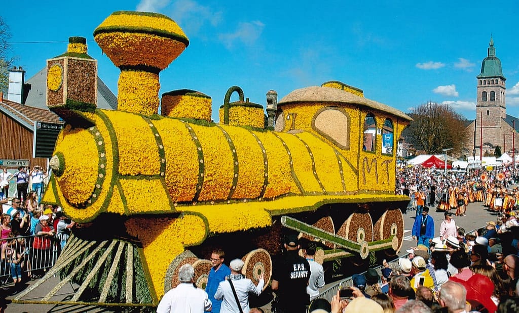 Le printemps dans les vosges en tiny house : la fête des jonquilles à Gérardmer